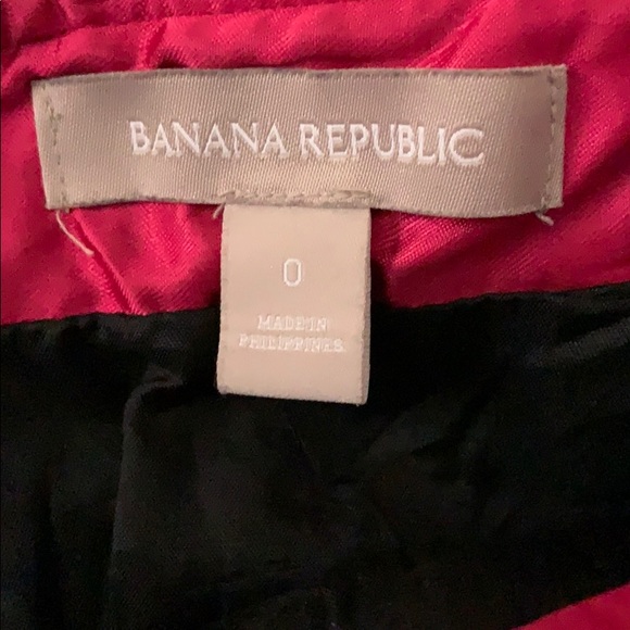 Banana Republic teal and black mini skirt. - Picture 3 of 3